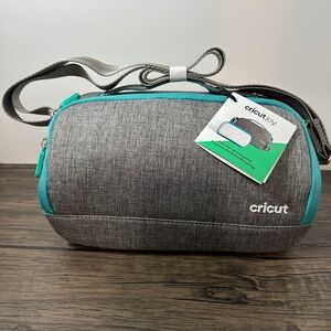 Cricut Joy Gray and Teal Travel Bag NWT